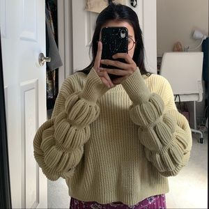 NWOT Cream PLT sweater $10 DISCOUNT w item $60+